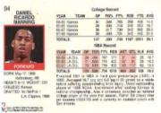 1991-92 Hoops #94 Danny Manning back image