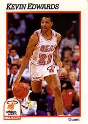 1991-92 Hoops #111 Kevin Edwards