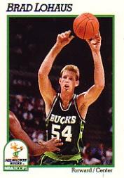 1991-92 Hoops #118 Brad Lohaus