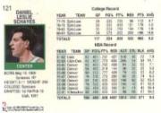 1991-92 Hoops #121 Danny Schayes back image