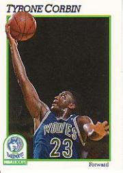 1991-92 Hoops #125 Tyrone Corbin