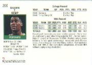 1991-92 Hoops #200 Shawn Kemp back image
