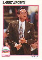 1991-92 Hoops #244 Larry Brown CO
