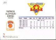 1991-92 Hoops #251 Patrick Ewing AS back image