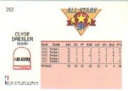 1991-92 Hoops #262 Clyde Drexler AS back image