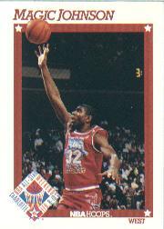 1991-92 Hoops #266 Magic Johnson AS