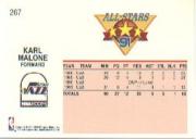 1991-92 Hoops #267 Karl Malone AS back image