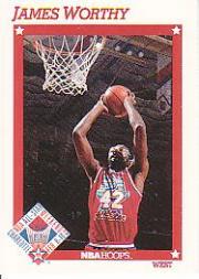 1991-92 Hoops #272 James Worthy AS