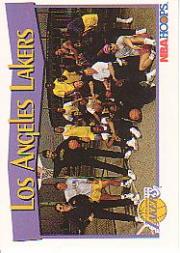 1991-92 Hoops #286 Los Angeles Lakers TC