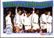 1991-92 Hoops #289 Minnesota Timberwolves TC
