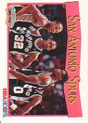 1991-92 Hoops #297 San Antonio Spurs TC