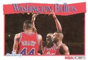 1991-92 Hoops #300 Washington Bullets TC