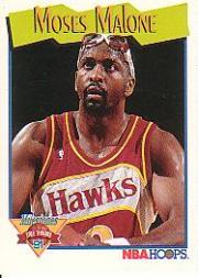 1991-92 Hoops #318 Moses Malone MS