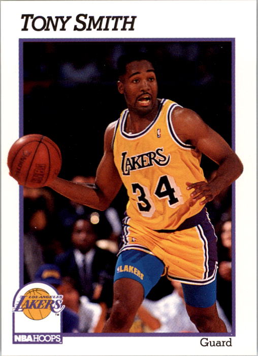 1991-92 Hoops #384 Tony Smith