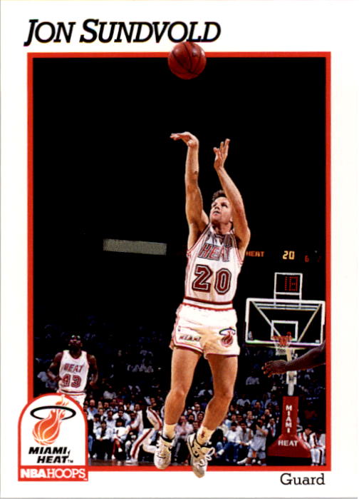 1991-92 Hoops #389 Jon Sundvold