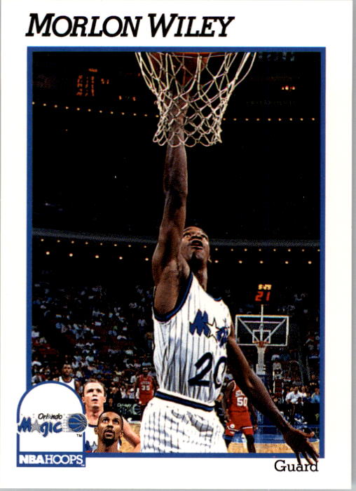 1991-92 Hoops #410 Morlon Wiley