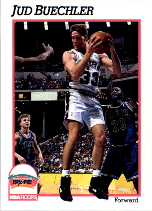 1991-92 Hoops #432 Jud Buechler