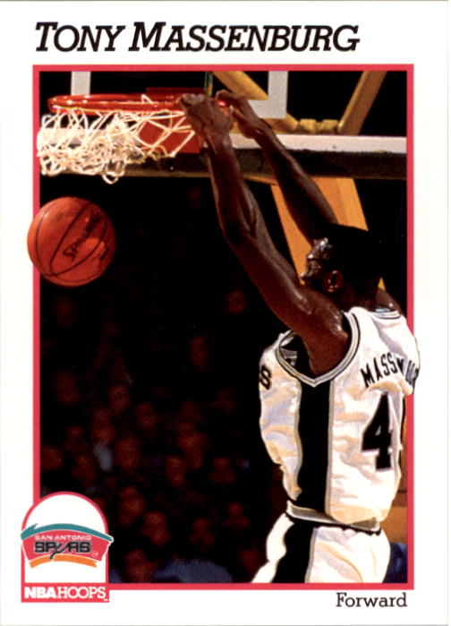 1991-92 Hoops #437 Tony Massenburg