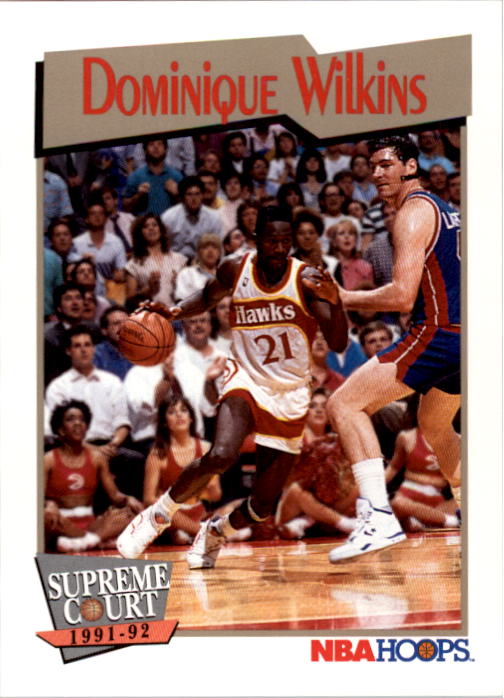 1991-92 Hoops #449 Dominique Wilkins SC - NM-MT