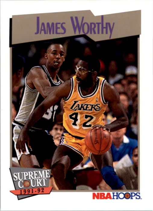 1991-92 Hoops #474 James Worthy SC