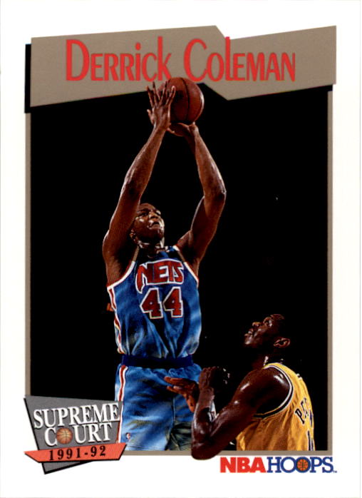 1991-92 Hoops #482 Derrick Coleman SC
