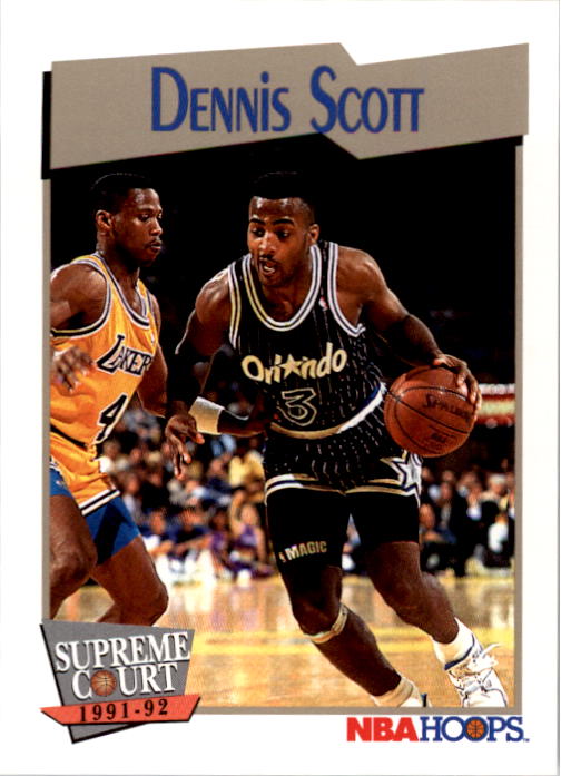 1991-92 Hoops #485 Dennis Scott SC
