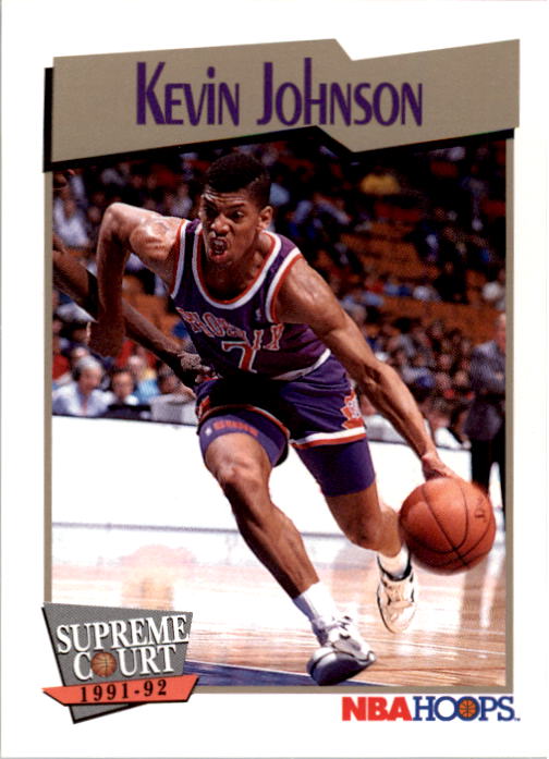 1991-92 Hoops #490 Kevin Johnson SC