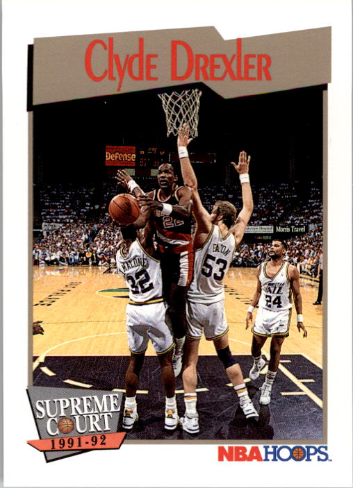 1991-92 Hoops #491 Clyde Drexler SC