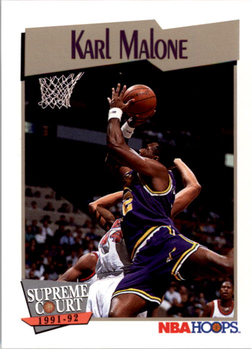 1991-92 Hoops #499 Karl Malone SC