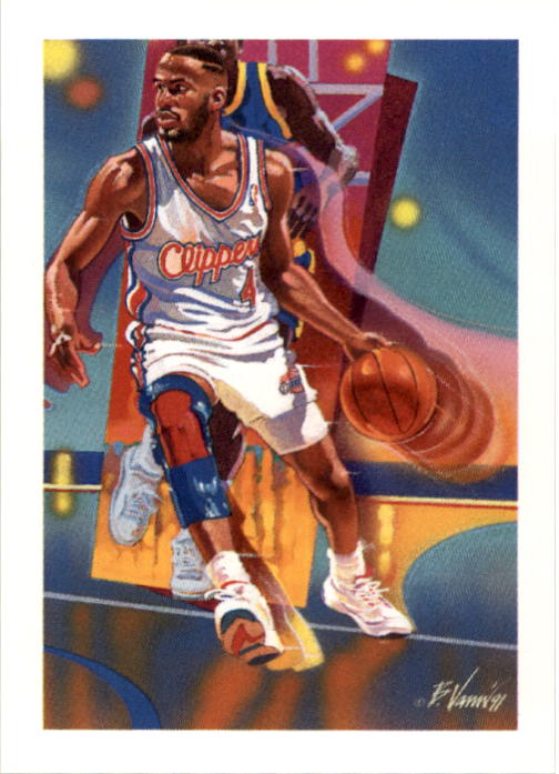 1991-92 Hoops #514 Ron Harper Art