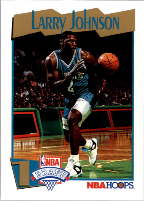 1991-92 Hoops #546 Larry Johnson RC