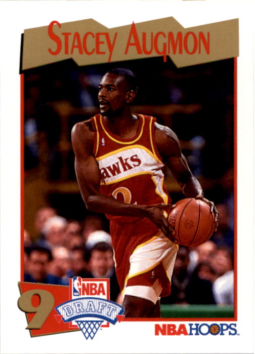 1991-92 Hoops #554 Stacey Augmon RC