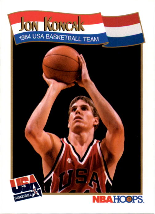 1991-92 Hoops #560 Jon Koncak USA