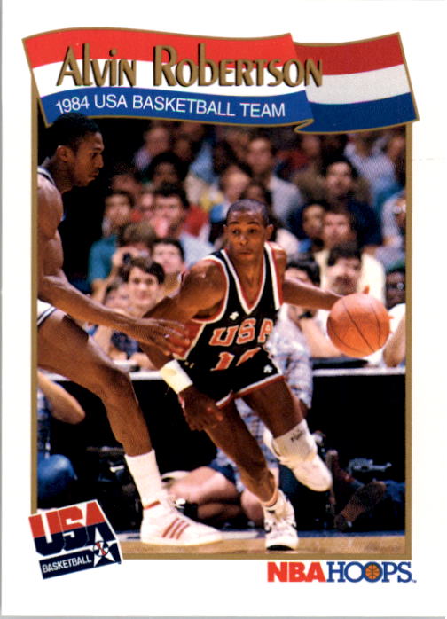 1991-92 Hoops #562 Alvin Robertson USA