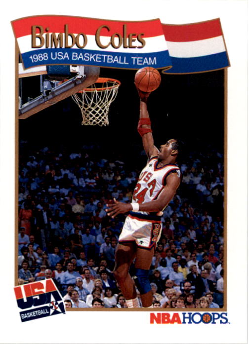 1991-92 Hoops #567 Bimbo Coles USA