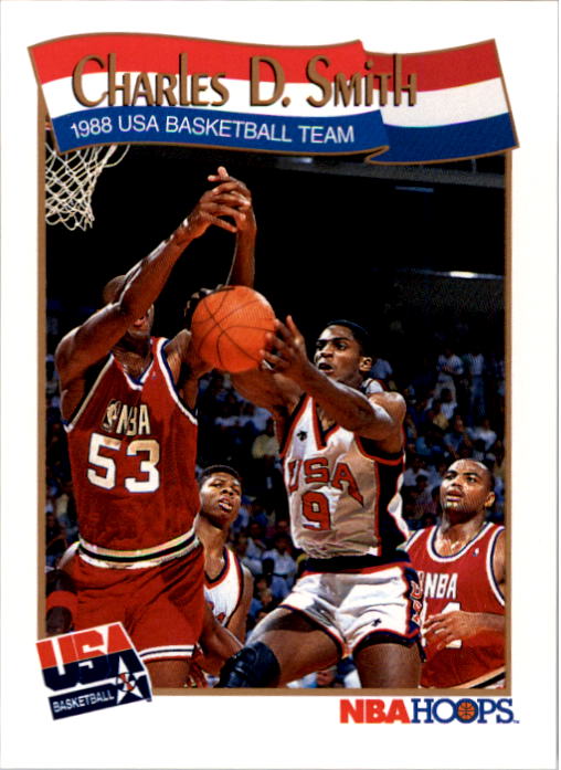 1991-92 Hoops #574 Charles Smith USA