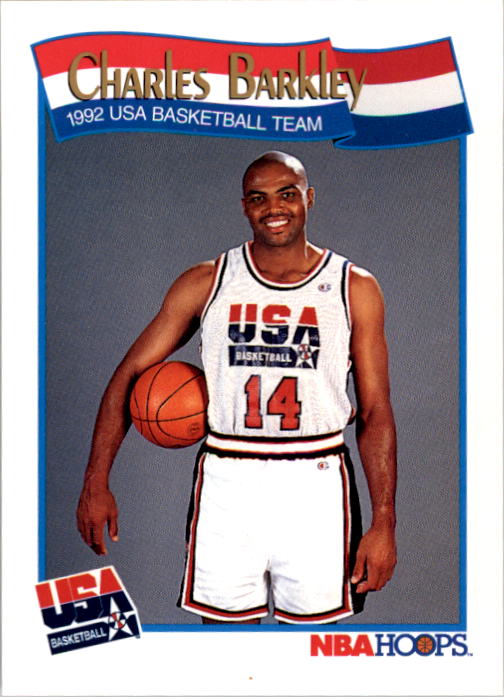 1991-92 Hoops #575 Charles Barkley USA