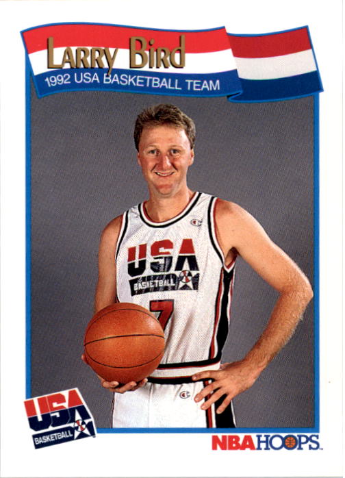1991-92 Hoops #576 Larry Bird USA