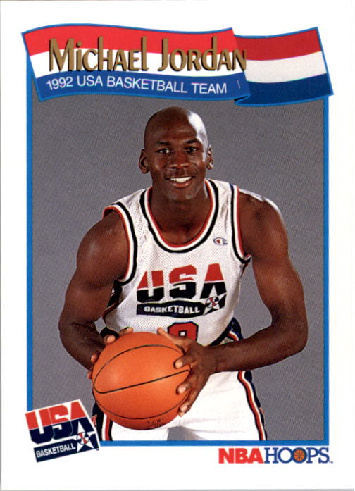 1991-92 Hoops #579 Michael Jordan USA