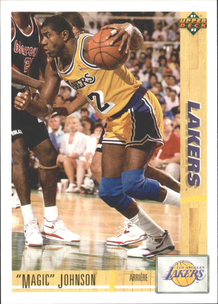  Lakers Magic Johnson Signed 1991 Upper Deck #45 Card