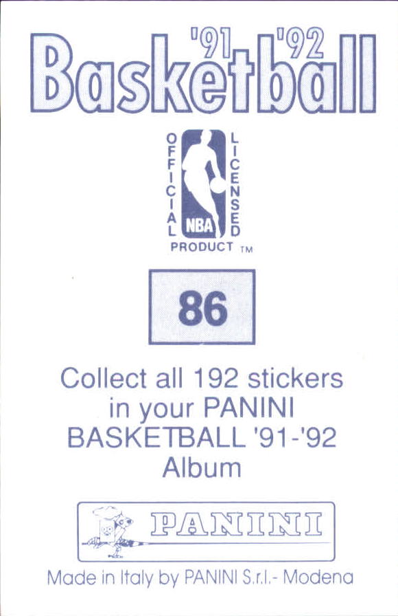 Sports Card Back