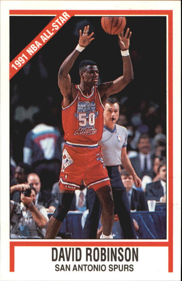 1990-91 NBA Hoops David Robinson All-Star West #24 San Antonio Spurs – ARD  Sports Memorabilia