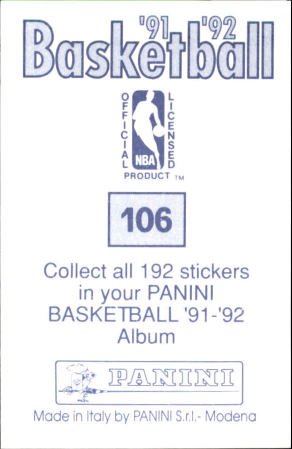 Sports Card Back