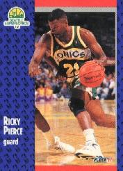 1991-92 Fleer Tony's Pizza #8 Ricky Pierce