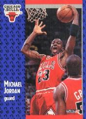 1991-92 Fleer Tony's Pizza #33 Michael Jordan