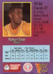 1991-92 Wild Card #17 Robert Pack back image