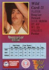 1991-92 Wild Card #71 Doug Lee back image