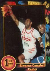 1991-92 Wild Card #85 Elwayne Campbell