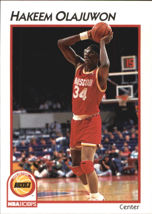 1991-92 Hoops McDonald's #16 Hakeem Olajuwon