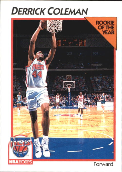 1991-92 Hoops McDonald's #25 Derrick Coleman